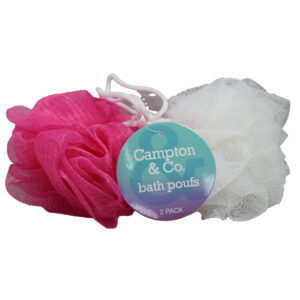 Campton & Co Bath Poufs/Loofahs 2 pk