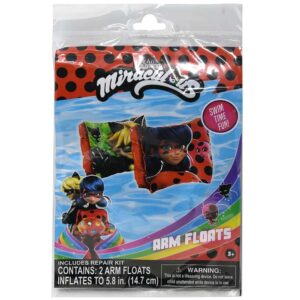 Miraculous Ladybug Arm Inflatable Floaties 4.5 Gauge in Polybag With color insert
