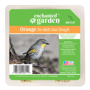 Enchanted Garden™ Orange No-Melt Bird Suet Dough - 11.25 oz