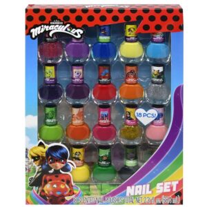 Miraculous Ladybug 18pk Nail Polish in Box