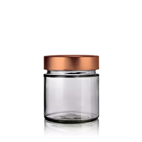 Set of 12 Muscadin glass jars 212 mL