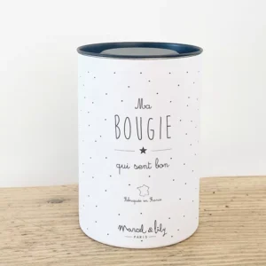 "Lovers" vegetable candle, amber vanilla