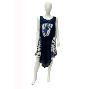Women's Dresses Rayon Crepe Acid Wash Tie Dye with Embedded Sl Umbrella 120Gms Asst 3C Rust-Wht, Rose Pk-Wht, DkNv-Wht 6-36-Case O-S Xiomara NWa4
