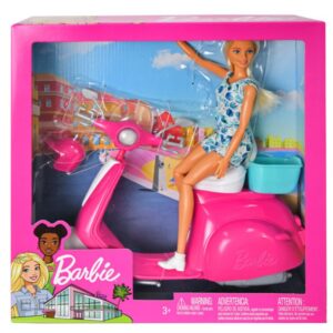 Mattel DI Barbie Doll & Scooter