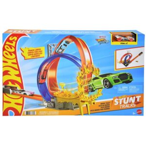Mattel DP Blitz Hot Wheels Energy Track + 1 Diecast
