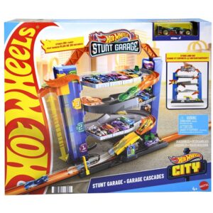 Mattel DP EC Hot Wheels City Stunt Garage