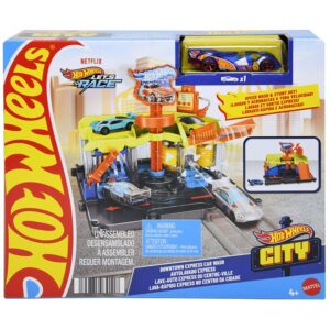 Mattel DP Hot Wheels City Downtown Express Track set