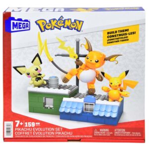 Mattel RD Mega Pokemon Pikachu Evolution Set