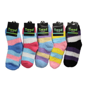 Cozy Socks for Women - Assorted Stripe Colors