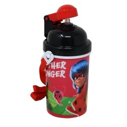 Miraculous Ladybug 12 oz Canteen with popup lid and strap