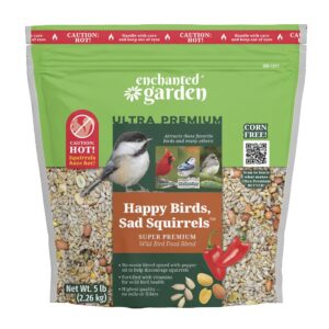Enchanted Garden® Ultra Premium Happy Birds, Sad Squirrels™ Wild Bird Food Seed Blend - 5 lb.