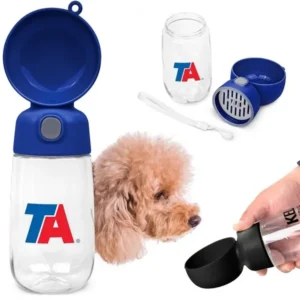Pet 13 oz Water Bottle with Bowl